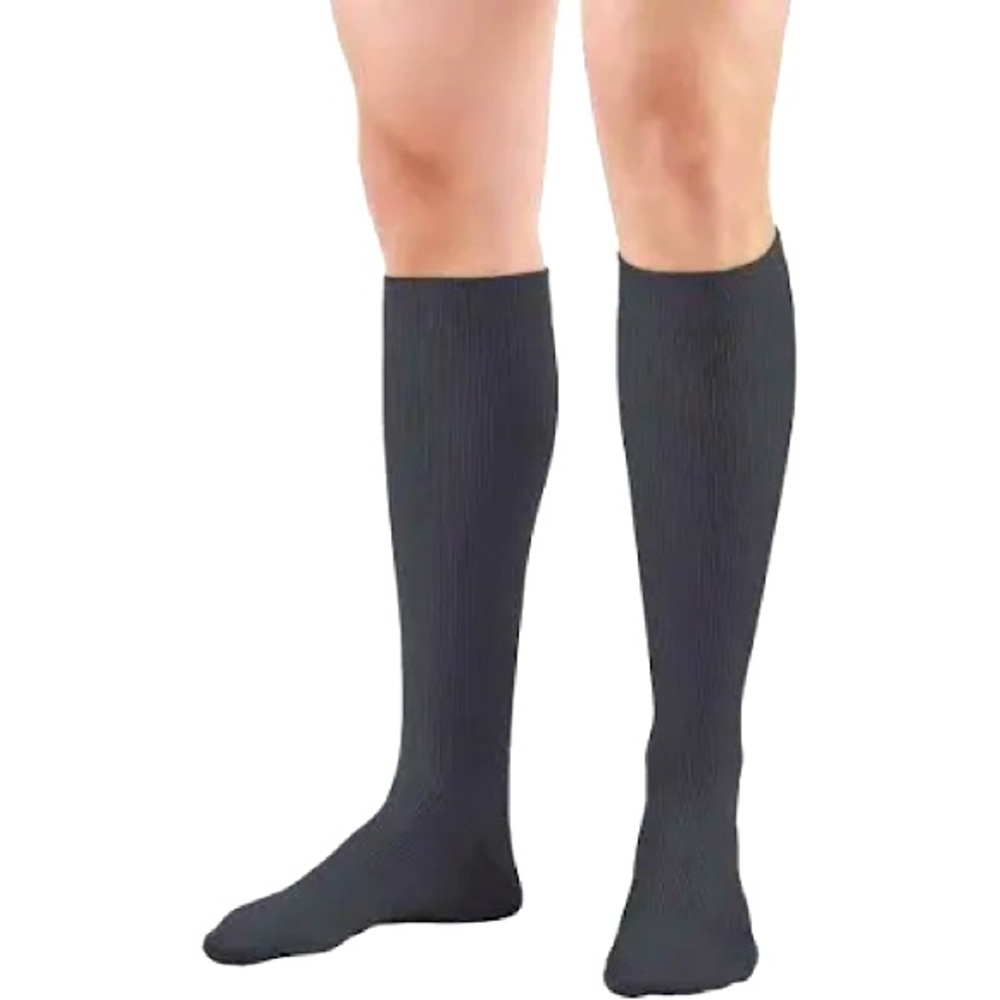 Ames Walker AW Style 111 Cotton 20-30 mmHg Firm Compression Knee High Socks leg